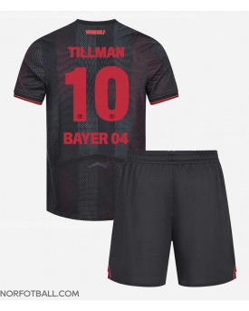 Billige Fotballdrakt Bayer Leverkusen Malik Tillman #10 Replika Hjemmedraktsett Barn 2025-26 Kortermet (med bukser)